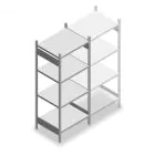 Legbordstelling Heavy Duty 2000x750x600mm (hxbxd) 4 niveaus 150 kg beginsectie