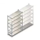 Gebruikte legbordstelling Schafer R3000 2300x1280x800 mm (hxbxd) 6 niveaus beginsectie