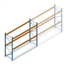 Gebruikte Esmena palletstelling 3500x3600x1100 mm (hxbxd) 2 niveaus beginsectie