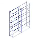 Gebruikte Stow palletstelling 5500x2700x1100mm (hxbxd) 4 niveaus beginsectie