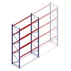 Gebruikte SLP palletstelling 5250x2700x1000 mm (hxbxd) 4 niveaus beginsectie