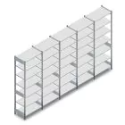 Voordeelrij gebruikte Heavy Duty legbordstelling 3000x6680x600 mm (hxbxd) 7 niveaus