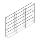 Voordeelrij gebruikte Dexion palletstelling 4400x8460x900 mm (hxbxd) 3 niveaus