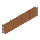 Voordeelrij grootvakstelling Kimer 2250x9250x800 mm (hxbxd) 6 niveaus met voorgemonteerde frames