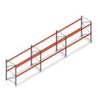 Voordeelrij palletstelling AR T2 2000x8420x1100mm (hxbxd) 2 niveaus 2844kg/niv met voorgemonteerde frames