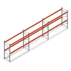 Voordeelrij palletstelling AR T2 3000x11120x1100mm (hxbxd) 2 niveaus 2252kg/niv met voorgemonteerde frames