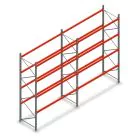 Combideal palletstelling AR T2 4000x5640x1100 mm (hxbxd) 4 niveaus 2844kg/niv met voorgemonteerde frames