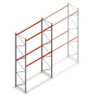 Palletstelling AR T2 4500x2700x1100mm (hxbxd) 2 niveaus 2844kg/niv beginsectie met voorgemonteerde frames