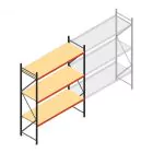 Grootvakstelling AR 3000x2700x800 mm (hxbxd) 3 niveaus verzinkt beginsectie