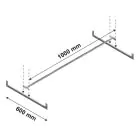 Confectiestang niveau Medium Duty 1000x600 mm (bxd)