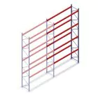 Gebruikte Polypal palletstelling 7000x2700x1100mm (hxbxd) 4 niveaus aanbouwsectie