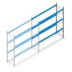 Gebruikte Schaefer palletstelling 5000x3800x1050 mm (hxbxd) 3 niveaus aanbouwsectie
