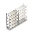 Gebruikte legbordstelling Schafer R3000 2300x1280x800 mm (hxbxd) 5 niveaus beginsectie