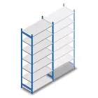 Gebruikte Dexion Impex legbordstelling 2435x1000x460 mm (hxbxd) 7 niveaus beginsectie