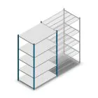 Legbordstelling Medium Duty 2000x1150x800mm (hxbxd) 5 niveaus blauw beginsectie