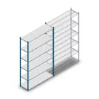 Legbordstelling Medium Duty 2200x1300x400mm (hxbxd) 6 niveaus blauw beginsectie