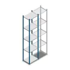 Legbordstelling Medium Duty 2500x550x400mm (hxbxd) 5 niveaus blauw beginsectie