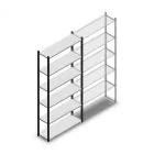 Legbordstelling Medium Duty 2000x1000x300mm (hxbxd) 6 niveaus antraciet beginsectie