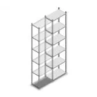 Legbordstelling Light Duty 2000x550x300mm (hxbxd) 6 niveaus aanbouwsectie