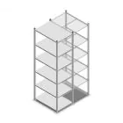 Legbordstelling Light Duty 2000x550x800mm (hxbxd) 6 niveaus beginsectie