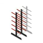 Medium draagarmstelling dubbelzijdig 3000x750x600 mm (hxbxd) 5 niveaus beginsectie
