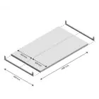 Niveau Legbord Light Duty 1000x600mm (bxd)