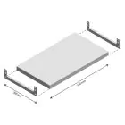 Niveau Legbord Light Duty 550x300mm (bxd)