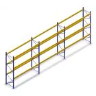 Voordeelrij gebruikte Esmena palletstelling 4600x11200x1100mm (hxbxd) 3 niveaus 3367kg/set