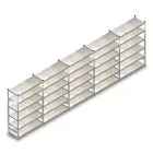 Voordeelrij gebruikte Schaefer R3000 legbordstelling 2300x6580x800mm (hxbxd) 6 niveaus