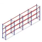 Voordeelrij gebruikte Stow palletstelling 5000x11225x900mm (hxbxd) 3 niveaus