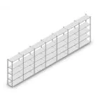 Voordeelrij legbordstelling Medium Duty 2000x7000x400 mm (hxbxd) 5 niveaus verzinkt