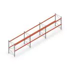 Voordeelrij palletstelling AR T2 2000x8420x1100 mm (hxbxd) 2 niveaus 1820kg/niv met voorgemonteerde frames