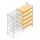 Grootvakstelling AR 3000x1610x1000 mm (hxbxd) 5 niveaus verzinkt aanbouwsectie