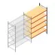 Grootvakstelling AR 3000x2010x1000 mm (hxbxd) 5 niveaus verzinkt aanbouwsectie