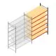 Grootvakstelling AR 3000x2250x900 mm (hxbxd) 6 niveaus verzinkt aanbouwsectie met voorgemonteerde frames