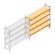 Grootvakstelling AR 2000x2700x600 mm (hxbxd) 4 niveaus verzinkt aanbouwsectie