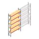 Grootvakstelling AR 3000x1610x500 mm (hxbxd) 5 niveaus verzinkt beginsectie met voorgemonteerde frames