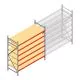 Grootvakstelling AR 2000x2250x800 mm (hxbxd) 6 niveaus verzinkt beginsectie