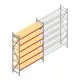 Grootvakstelling AR 3000x2250x600 mm (hxbxd) 6 niveaus verzinkt beginsectie met voorgemonteerde frames