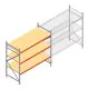 Grootvakstelling AR 2000x2700x1000 mm (hxbxd) 3 niveaus verzinkt beginsectie