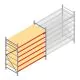 Grootvakstelling AR 2000x2700x1000 mm (hxbxd) 6 niveaus verzinkt beginsectie