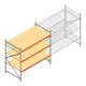 Grootvakstelling AR 2000x2700x1200 mm (hxbxd) 3 niveaus verzinkt beginsectie