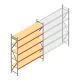 Grootvakstelling AR 3000x2700x600 mm (hxbxd) 5 niveaus verzinkt beginsectie met voorgemonteerde frames