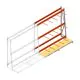Stelling voor verticale opslag AR enkelzijdig 2000x1850x900 mm (hxbxd) 3 niveaus aanbouwsectie