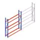 Bandenstelling grootvak AR 2500x2010x400 mm (hxbxd) 3 niveaus beginsectie