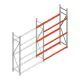 Bandenstelling grootvak AR 2250x1610x500mm (hxbxd) 3 niveaus aanbouwsectie
