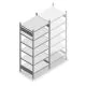 Legbordstelling Heavy Duty 2000x750x600mm (hxbxd) 6 niveaus 150 kg beginsectie