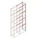 Palletstelling AR T2 8000x1850x1100mm (hxbxd) 4 niveaus 2530kg/niv aanbouwsectie