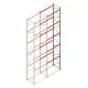Palletstelling AR T2 8000x1850x1100mm (hxbxd) 5 niveaus 2530kg/niv aanbouwsectie met voorgemonteerde frames