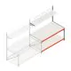 Inpaktafel dubbellaags met opbouw 1905x1000x2000 mm (bxdxh) aanbouwsectie
